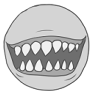 Rounded / Wavy Teeth